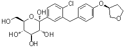 CAS 登录号：1279691-35-8, 1-C-[4-氯-3-[[4-[[(3S)-四氢-3-呋喃基]氧基]苯基]甲基]苯基]-alpha-D-吡喃葡萄糖