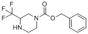 3-(三氟甲基)-1-哌嗪羧酸苯基甲基酯分子结构 (CAS 1279815-93-8)