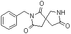 2-(苯基甲基)-2,7-二氮杂螺[4.4]壬烷-1,3,8-三酮分子结构 (CAS 1279821-08-7)