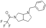 structure of CAS# 1279822-87-5, 2,2,2-三氟-1-[六氢-1-(苯基甲基)吡咯并[3,4-b]吡咯-5(1H)-基]乙酮