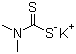 structure of CAS# 128-03-0, Potassium dimethyldithiocarbamate