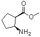 (顺式)-2-氨基环戊烷羧酸甲酯分子结构 (CAS 128001-37-6)