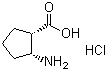structure of CAS# 128052-92-6, (1S,2R)-2-氨基环戊烷甲酸盐酸盐