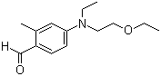 CAS # 128237-47-8, N-Ethyl-N-ethoxylethyl-4-amino-2-methyl benzaldehyde