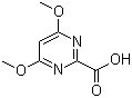 4,6-二甲氧基嘧啶-2-羧酸分子结构 (CAS 128276-50-6)