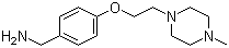 4-[2-(4-甲基-1-哌嗪基)乙氧基]苯甲胺分子结构 (CAS 128540-39-6)