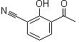 structure of CAS# 128546-86-1, 3-Acetyl-2-hydroxybenzonitrile