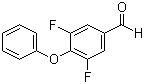 3,5-二氟-4-苯氧基苯甲醛分子结构 (CAS 1285690-36-9)