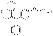 structure of CAS# 128607-22-7, Ospemifene