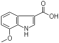7-甲氧基吲哚-3-甲酸分子结构 (CAS 128717-77-1)
