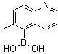 (6-甲基喹啉-5-基)硼酸分子结构 (CAS 1287753-42-7)