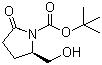 Boc-D-焦谷胺醇分子结构 (CAS 128811-37-0)