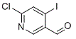 6-Chloro-4-iodonicotinaldehyde molecular structure (CAS 1289121-44-3)