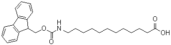 CAS # 128917-74-8, 12-[[(9H-Fluoren-9-ylmethoxy)carbonyl]amino]dodecanoic acid
