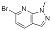 6-溴-1-甲基吡唑并[3,4-b]吡啶分子结构 (CAS 1289261-71-7)