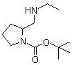 2-[(乙基氨基)甲基]-1-吡咯烷甲酸叔丁酯分子结构 (CAS 1289385-02-9)