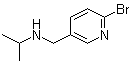 6-溴-N-(1-甲基乙基)-3-吡啶甲胺分子结构 (CAS 1289385-04-1)