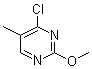 4-氯-2-甲氧基-5-甲基嘧啶分子结构 (CAS 1289385-41-6)