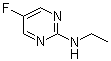 N-乙基-5-氟-2-嘧啶胺分子结构 (CAS 1289386-10-2)