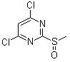 CAS 登录号：1289386-11-3, 4,6-二氯-2-(甲亚磺酰基)嘧啶
