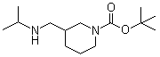 3-[[(1-甲基乙基)氨基]甲基]-1-哌啶甲酸叔丁酯分子结构 (CAS 1289386-34-0)