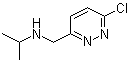 6-氯-N-(1-甲基乙基)-3-哒嗪甲胺分子结构 (CAS 1289386-36-2)