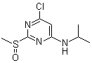 CAS # 1289386-63-5, 6-Chloro-N-(1-methylethyl)-2-(methylsulfinyl)-4-pyrimidinamine