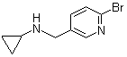6-Bromo-N-cyclopropyl-3-pyridinemethanamine molecular structure (CAS 1289387-50-3)