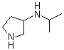 N-(1-甲基乙基)-3-吡咯烷胺分子结构 (CAS 1289387-70-7)