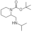 2-[[(1-甲基乙基)氨基]甲基]-1-哌啶甲酸叔丁酯分子结构 (CAS 1289387-82-1)