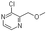 2-氯-3-(甲氧基甲基)吡嗪分子结构 (CAS 1289387-97-8)