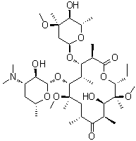 6,12-二-O-甲基红霉素 A分子结构 (CAS 128940-83-0)