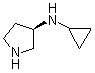 (3R)-N-环丙基-3-氨基吡咯烷分子结构 (CAS 1289584-81-1)
