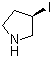 (3R)-3-碘吡咯烷分子结构 (CAS 1289585-34-7)