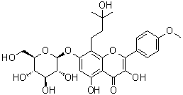 structure of CAS# 128988-55-6, Maohuoside A