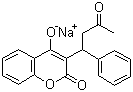 CAS 登录号：129-06-6 (5543-79-3;67430-45-9), 华法林钠, 3-(3-氧代-1-苯基丁基)-4-羟基-2H-1-苯并吡喃-2-酮钠盐