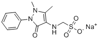 structure of CAS# 129-89-5, Sulfamidopyrine sodium