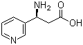 structure of CAS# 129043-04-5, (S)-3-氨基-3-(吡啶-3-基)丙酸