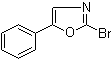 2-溴-5-苯基恶唑分子结构 (CAS 129053-70-9)