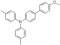 4'-甲氧基-N,N-双(4-甲基苯基)[1,1'-联苯]-4-胺分子结构 (CAS 129119-41-1)
