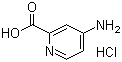 4-氨基吡啶-2-甲酸盐酸盐分子结构 (CAS 1291487-29-0)