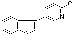 structure of CAS# 129287-26-9, 3-(6-Chloro-3-pyridazinyl)-1H-indole