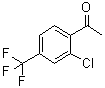 structure of CAS# 129322-81-2, 2'-氯-4'-三氟甲基苯乙酮