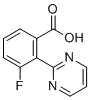 3-氟-2-(嘧啶-2-基)苯甲酸分子结构 (CAS 1293285-04-7)
