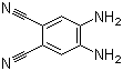 4,5-二氨基邻苯二腈分子结构 (CAS 129365-93-1)