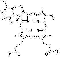 structure of CAS# 129497-78-5, Verteporfin