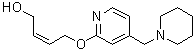 CAS # 129622-98-6, (2Z)-4-[[4-(1-Piperidinylmethyl)-2-pyridinyl]oxy]-2-buten-1-ol