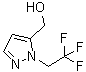 1-(2,2,2-三氟乙基)-1H-吡唑-5-甲醇分子结构 (CAS 1296225-26-7)
