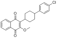 structure of CAS# 129700-41-0, 阿托伐醌 EP 杂质D
