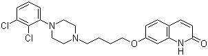 structure of CAS# 129722-25-4, 7-[4-[4-(2,3-二氯苯基)-1-哌嗪基]丁氧基]-2(1H)-喹啉酮